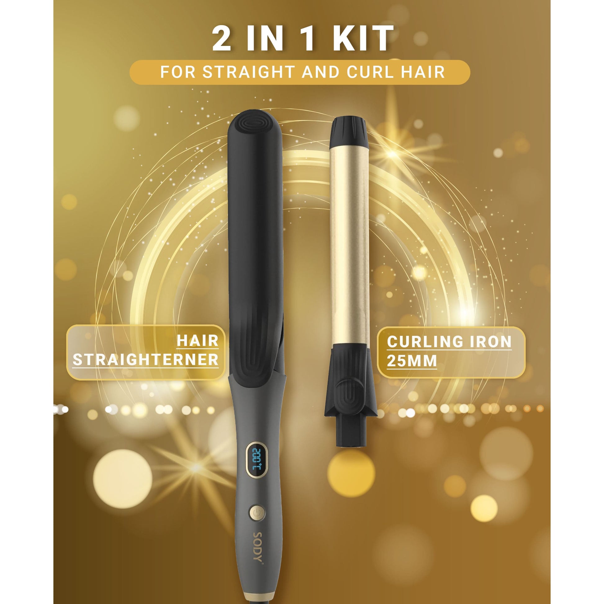 SODY SD5026BK 2 i 1 plattång och locktång