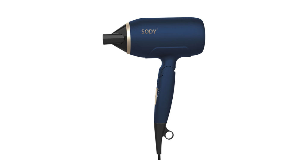 SD3026BL Hårfön 1800–2000 W med fällbart handtag, kompakt design